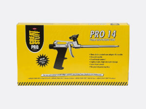 Outdated Great Stuff Pro 14 Foam Gun Carton Packaging