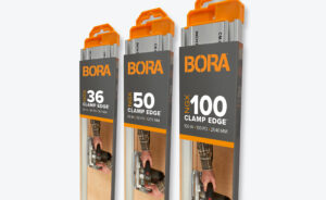 Bora WTX Clamp Edge 36 in., 50 in. & 100 in. packaging